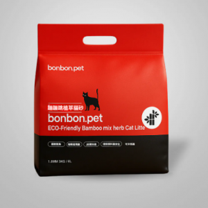 bonbonpet 蹦蹦跳 植萃環保貓砂 鮮竹＆艾草清新 6L