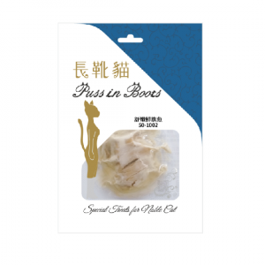 長靴貓 鮮食餐包-舒嫩鮮旗魚 38g