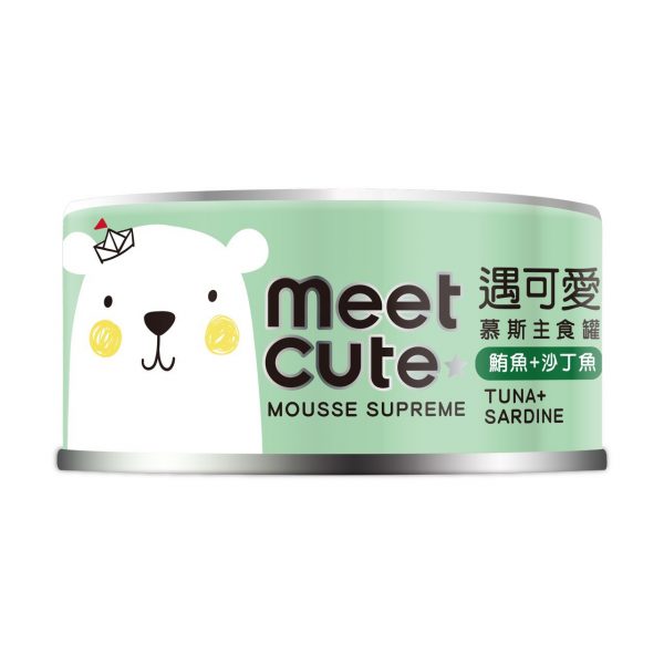 MeetCute 遇可愛 慕斯主食罐763-鮪魚+沙丁魚 70g
