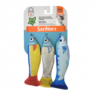 FOFOS 貓魚販玩具組 3入