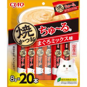 CIAO 啾嚕肉泥 SC-574 炙燒系列 （鮪魚綜合） 8g x 20入