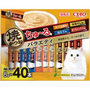 CIAO 啾嚕肉泥 SC-575 炙燒系列 （綜合） 8g x 40入