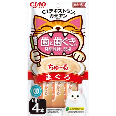 CIAO 啾嚕肉泥 好牙系列-鮪魚 8g*4入 (SC-521) CIAO 啾嚕肉泥 好牙系列-鮪魚 8g*4入 (SC-521)