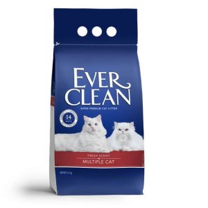 EVER CLEAN藍鑽 多貓抑菌貓砂（微香）4.2kg