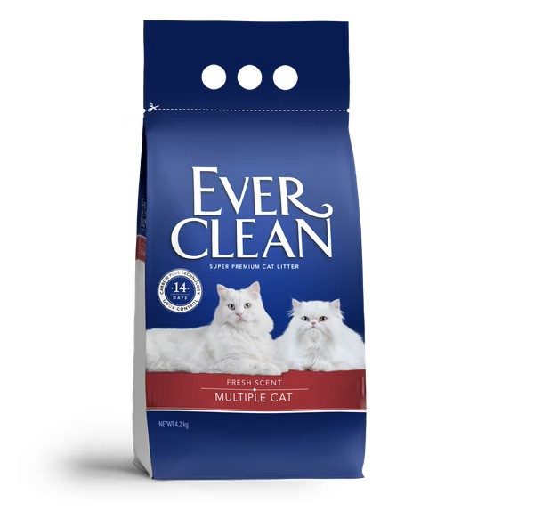 EVER CLEAN藍鑽 多貓抑菌貓砂(微香)4.2kg EVER CLEAN藍鑽 多貓抑菌貓砂(微香)4.2kg