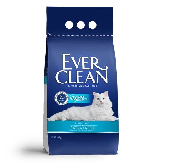 EVER CLEAN藍鑽 4倍淨味貓砂(微香) 4.2kg EVER CLEAN藍鑽 4倍淨味貓砂(微香) 4.2kg
