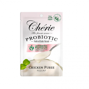 Cherie 法麗 乳酸菌主食貓餐包-雞肉肉泥 毛髮生長 40g