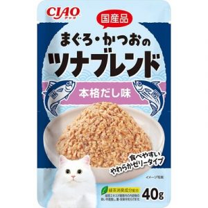 CIAO 嫩雙魚餐包 IC-596 鮪魚＋鰹魚＋正宗高湯 40g