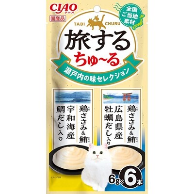 CIAO 啾嚕肉泥 SC-592 旅日系列-瀨戶內精選 6gx6入 CIAO 啾嚕肉泥 SC-592 旅日系列-瀨戶內精選 6gx6入