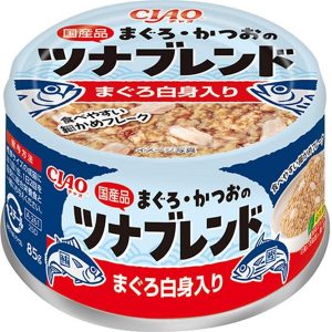 CIAO 嫩雙魚罐 A-261 鮪魚＋鰹魚＋白身鮪魚 85g