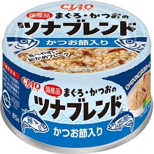 CIAO 嫩雙魚罐 A-262 鮪魚＋鰹魚＋柴魚片 85g