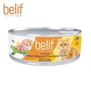belif 比利夫 鮮燉補水罐-雞肉＆鮪魚 80g