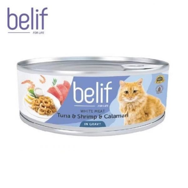 belif 比利夫 鮮燉補水罐-白身鮪魚＆鮮蝦＆魷魚 80g