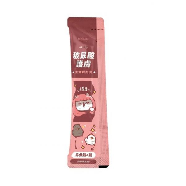 貓有話說 玻尿酸護膚 主食鮮肉泥-烏骨雞＋雞 16g