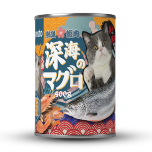 vosto沃司托 大盛深海鮪魚罐-鮪魚＋鮮蝦 400g