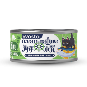 vosto沃司托 海洋本質-鮪魚＋扇貝 80g