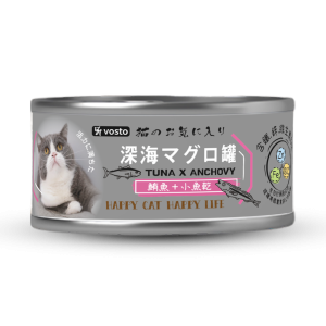 vosto沃司托 深海鮪魚罐-鮪魚＋小魚乾 170g