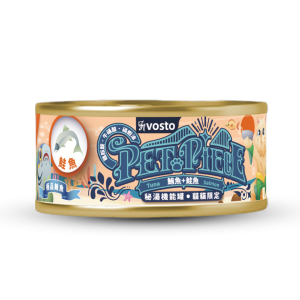 vosto沃司托 秘湯機能罐-鮪魚＋鮭魚 80g