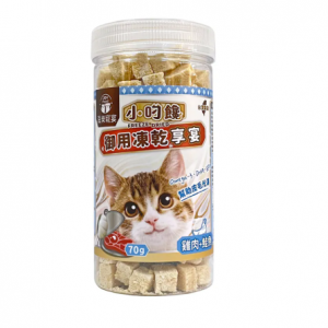 喜樂寵宴-小叼饞貓用凍乾享宴-雞肉＋鮭魚 70g