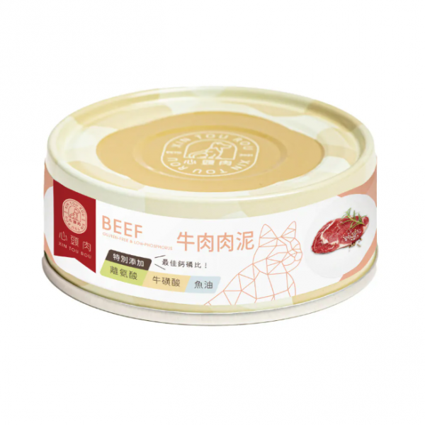 心頭肉 主食罐-牛肉肉泥 80g