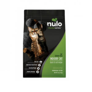 Nulo諾樂 金牌無穀室內貓配方 鴨肉＋鱈魚 12磅