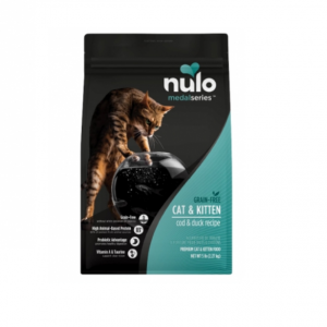 Nulo諾樂 金牌無穀全齡貓配方 鱈魚＋鴨肉 12磅