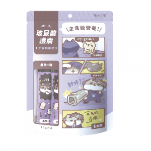 貓有話說 玻尿酸護膚 主食鮮肉泥-墨魚＋雞 16g＊4入