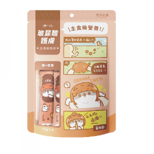 貓有話說 玻尿酸護膚 主食鮮肉泥-雞＋蛋黃 16g＊4入