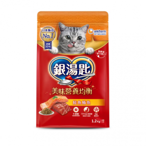 銀湯匙 貓乾糧-成貓用 鮭魚鮪魚口味 1.2kg