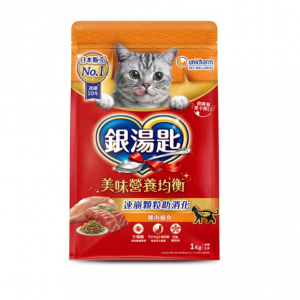 銀湯匙 貓乾糧-成貓用 速崩顆粒助消化 1kg