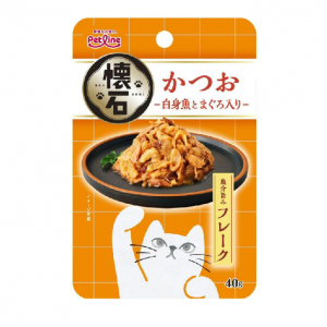 PETLINE 金懷石海鮮貓餐包 KSR-4（鰹＋白身魚＋鮪） 40g
