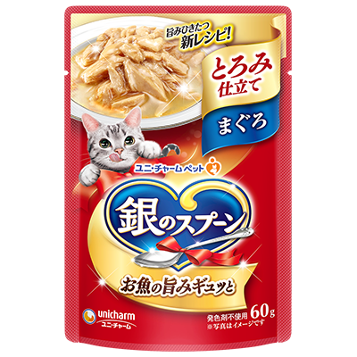 Unicharm Pet 銀湯匙餐包 濃郁肉湯鮪魚 60g Unicharm Pet 銀湯匙餐包 濃郁肉湯鮪魚 60g