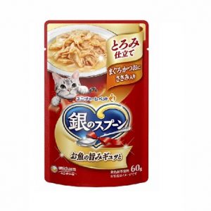 Unicharm Pet 銀湯匙餐包 濃郁肉湯鮪魚鰹魚雞胸肉 60g