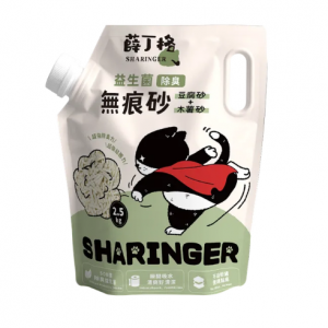薛丁格 益生菌除臭無痕砂-豆腐砂＋木薯砂 2.5kg