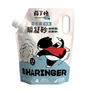 薛丁格 益生菌除臭瞬凝砂-破碎型豆腐砂 2.5kg