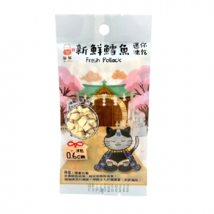 大吉福貓 新鮮鱈魚迷你凍乾-隨手包 8g