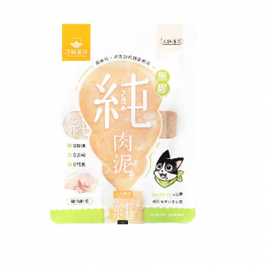 汪喵星球 無膠純肉泥-雞肉鮮蝦 6g＊5條