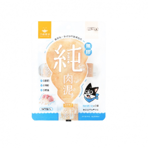汪喵星球 無膠純肉泥-鮪魚蟹肉 6g＊5條